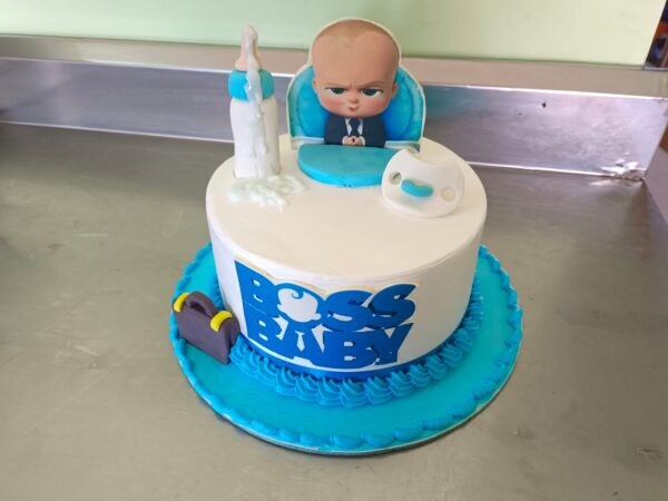 chocolate boss baby fondant cake 1kg 1400