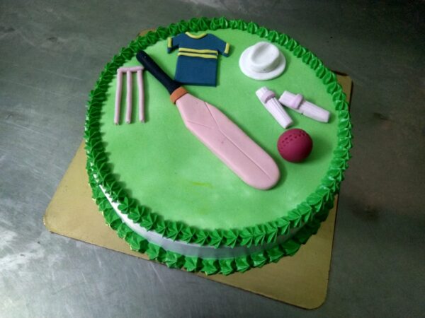 chocolate cricket theme cake 2kg-2100