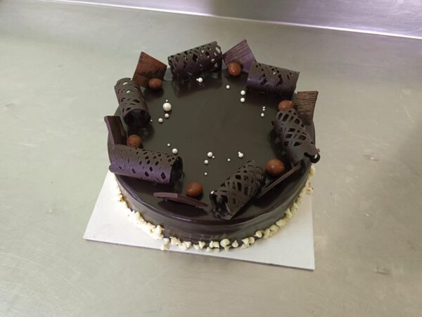 Chocolate truffle customised cake