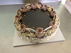 Choco Fudge Cashew Almond Cake