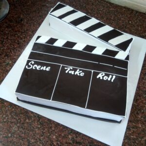Chocolate fancy clipboard shape cake -2kg