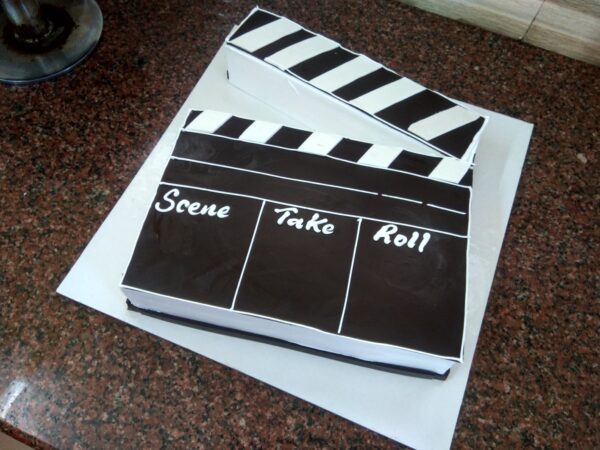 Chocolate fancy clipboard shape cake -2kg